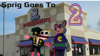 Amphibia Plush Sprig Plantar Adventures Sprig Goes To Chuck E Cheese 2 [upl. by Bhatt492]