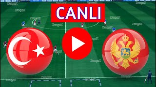 🔴TÜRKİYE vs KARADAĞ MAÇI CANLI İZLE  ULUSLAR LİGİ  eFootball Türkçe Simülasyon [upl. by Christoph]