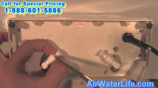 Air Water Life Aqua Ionizer Deluxe 70 Water Ionizer Install [upl. by Eurd]