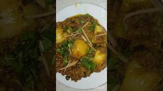 Delhi ka famous Hari Mirch Keema keemaaloo shorts [upl. by Ettenuahs208]