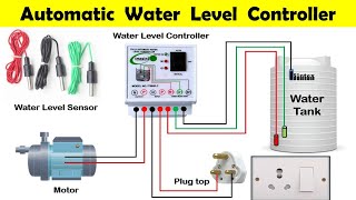 Automatic water level controller Wiring And Installation for Overhead Tank ElectricalTechnician [upl. by Juliano687]