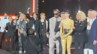 240126 Stray Kids amp Lisa ending interac at La Gala Des Pièces Jaunes 2024 [upl. by Dulciana]