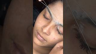 Eyebrows threading❤️ skincaresalon beautyparlourcourse eyebrows threading skincare viralshort [upl. by Enoed]