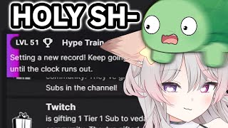 Anny Tricks Vedals Viewers Into Gifting Him Over 9000 Subs [upl. by Arikihs]