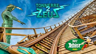 4KPOV Tonnerre 2 Zeus  On Ride  Parc Astérix [upl. by Sardella728]