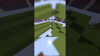 THAT WAS CLOSE minecrafthypixelbedwars minecraft blockparty hypixel gameplay shorts [upl. by Miltie]