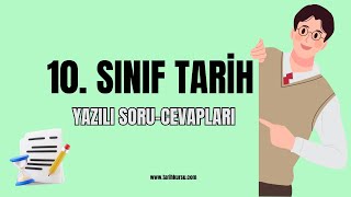 Tarih Dersi 10 Sınıf 1 Dönem 1 Yazılı Soruları  Güncel Müfredat [upl. by Atniuq]