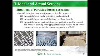 2 Screening amp Classification Lecture  Particle Technology [upl. by Lorene85]