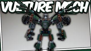 LEGO Marvel Vulture Mech Alternate Build  76207  76202  76195 Alternate BuildMOC [upl. by Cirdahc]