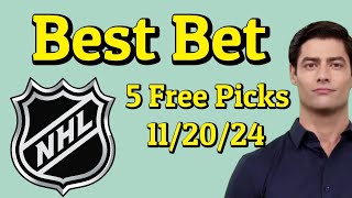 quot5 Expert NHL Picks for Tonight 🚨 Don’t Miss These Predictionsquot [upl. by Grindlay]