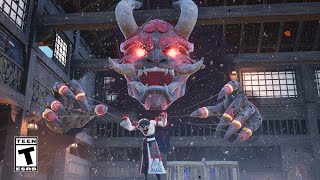 New Night Rose Demon Boss amp Mythic Void Oni Mask in Fortnite [upl. by Felicity324]