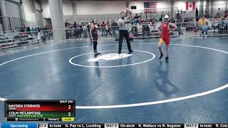 Middle School 77 Colm McLaimtaig Priest River Wrestling Club Vs Hayden Sternod NWWC [upl. by Ruffina]