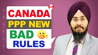 CANADA 🇨🇦 PPP NEW BAD 😒 RULES  STUDY VISA UPDATES 2024  USA CANADA UK [upl. by Yralam]