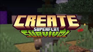 🔴 MINECRAFT 🔴 CREATE SUPERFLAT SURVIVAL 🔴 FÖLJ PÅ TWITCH VETTJA 🔴 [upl. by Ahsienaj]