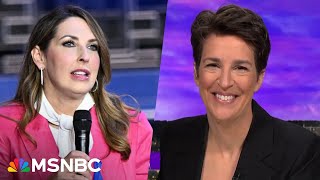 Maddow on NBC News cutting ties with Ronna McDaniel Grateful leadership did bold strong thing [upl. by Cirre647]