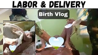 MY SUCCESSFUL NATURAL BIRTH VLOG  LABOR AND DELIVERY 2024 [upl. by Sivram294]