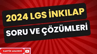 LGS 2024 İNKILAP TARİHİ SORU VE CEVAPLARI [upl. by Mccready]