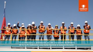 Visita técnica del Doctorado en Minería de la Universidad Católica del Norte [upl. by Ymeraj]