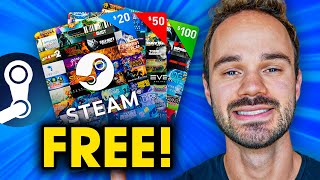 5 BEST Ways To Get Free Steam Gift Cards amp Games Working Methods [upl. by Ttehr]