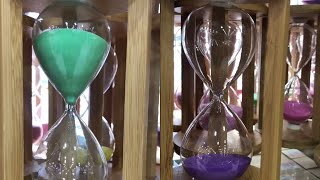 How to Make Sand Clock  Hourglass  sand timer  Sand Glass sandclock hourglass [upl. by Tonl]