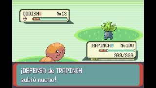 POKEMON EMERALD  TRAPINCH  BARRERA  BARRIER [upl. by Ermine]