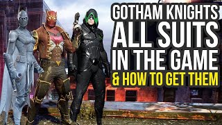 Gotham Knights All Suits amp How To Get Them Gotham Knights Suits [upl. by Anyal862]