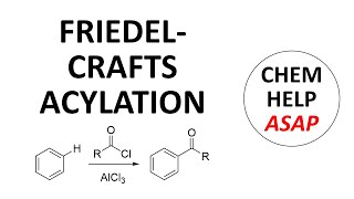 FriedelCrafts acylation of aromatic rings [upl. by Mollie]