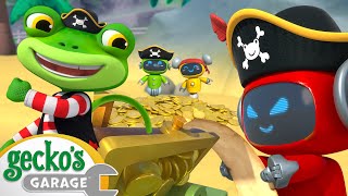 Pirate Mechanicals Treasure Hunt  Geckos Garage  Trucks For Children  Cartoons For Kids [upl. by Nagaem]