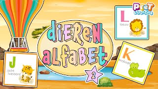 Eerste woordjes leren met het Dieren Alfabet  ABC Nederlands [upl. by Nelad]