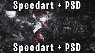 How To Make An Amazing ANIME Header Banner in just 15 Minutes Speedart [upl. by Towney]