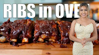 How to Cook the Perfect BBQ Ribs in the oven [upl. by Bilac]