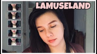 LAMUSELAND REVIEW  BTS MATTEFIED LIPSTAIN GIVEAWAY taray may pagiveaway naaa [upl. by Chud]