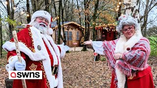 Santa Claus is facing eviction from Christmas Grotto  for not having planning permission  SWNS [upl. by Eugor209]