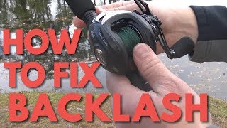 Baitcaster Backlash  How to Prevent and Fix Birds Nests amp Rats Nests [upl. by Hannej191]