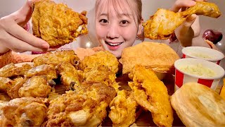 ASMR KFC Fried Chicken【Mukbang Eating Sounds】【English subtitles】 [upl. by Enyrb346]