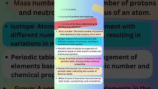 GCSE Chemistry 50 Key Terms By Mahima Laroyia [upl. by Icats344]