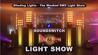 quotEpic Light Show to The Weeknds Blinding Lights  Custom Programmed with SoundSwitchquot [upl. by Aubyn]