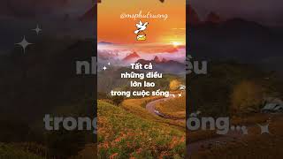 Tất cả những điều lớn lao trong cuộc sống đều bắt nguồn từ những điều nhỏ nhoi shorts [upl. by Assiled]