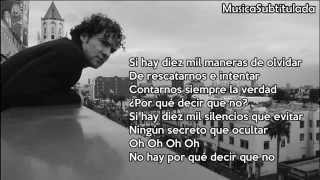 David Bisbal  Diez Mil Maneras Letra [upl. by Perkin]