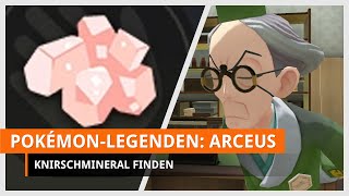 PokémonLegenden Arceus Knirschmineral finden Nachfrage nach noch mehr neuen Waren [upl. by Ahsinawt216]