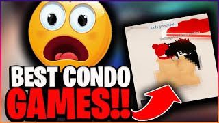 THE BEST CONDO GAMES on ROBLOX in 2021 RANKED [upl. by Carson75]