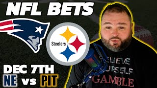 Patriots vs Steelers Week 14 NFL Bets  Kyle Kirms Football Picks amp Predictions  The Sauce Network [upl. by Irec189]