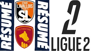 Rodez Aveyron 13 Stade Lavallois Résumé  Ligue 2  20242025 [upl. by Wandy]