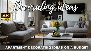 Apartment decorating ideas on a budget [upl. by Shue]