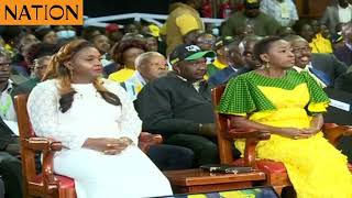 Rousing welcome for Rachel Ruto at Kasarani Stadium for Kenya Kwanzas manifesto launch [upl. by Lena]