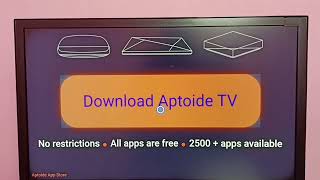 Android TV  How to Install Aptoide TV App in any Android TV  Smart TV  Google TV [upl. by Kralc434]