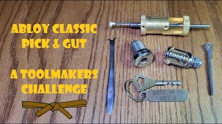 Abloy Classic Pick and Gut  A Real ToolMakers Challenge [upl. by Aniez]