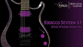 Knaggs Severn XF Steve Stevens Signature  Black amp Purple [upl. by Kolivas]