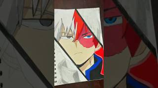 Drawing todoroki shotoMy Hero Academia anime art todoroki [upl. by Sitra]