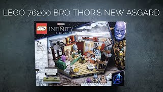 LEGO 76200 Bro Thors New Asgard ASMR Unboxing Speed Build ASMR LEGO Unboxing [upl. by Nirrak]